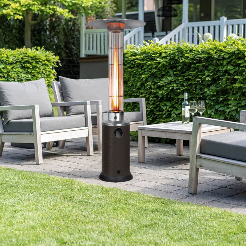 How do you keep a patio heater running efficiently?